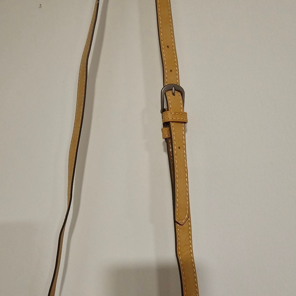 NWT Tony Lama Bronzed Floral Tooled Crossbody Saddle Bag - Brown RETIRED - Picture 5 of 7